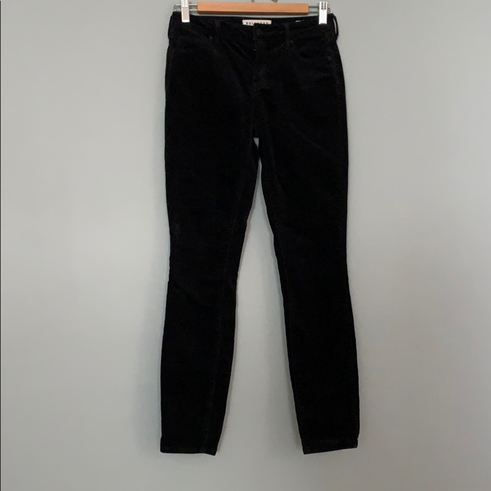 PACSUN Bullhead Mid-rise Black Corduroy Pants
